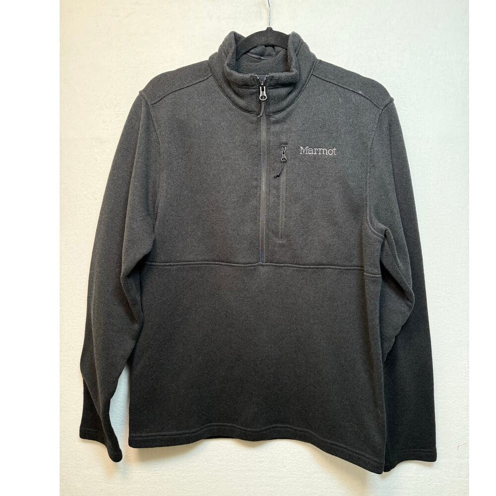 Marmot Mountain Works Rocklin Men's Fleece Jacket - Black - Large